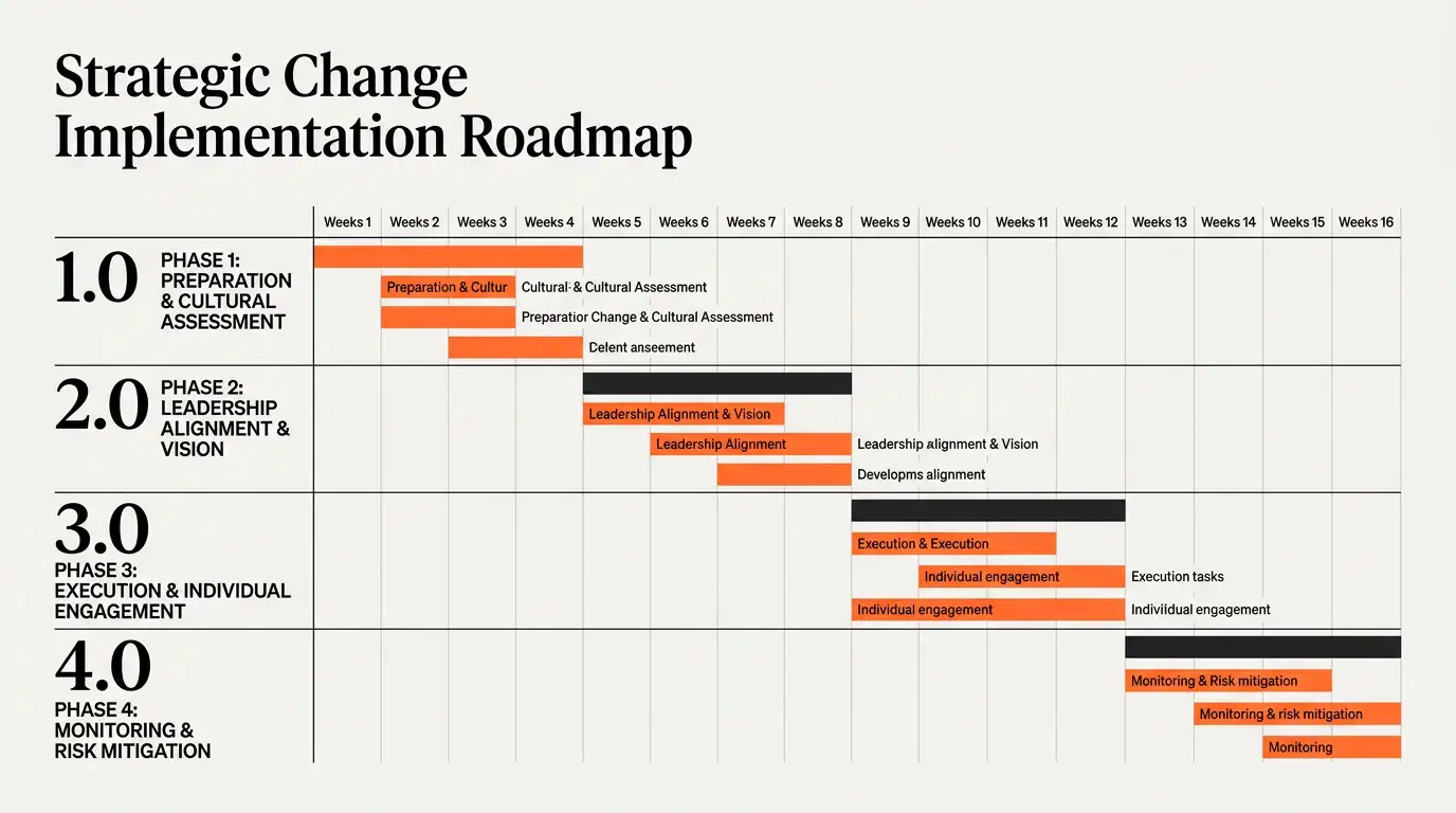 Editorial Chic theme on a Gantt Timeline Chart