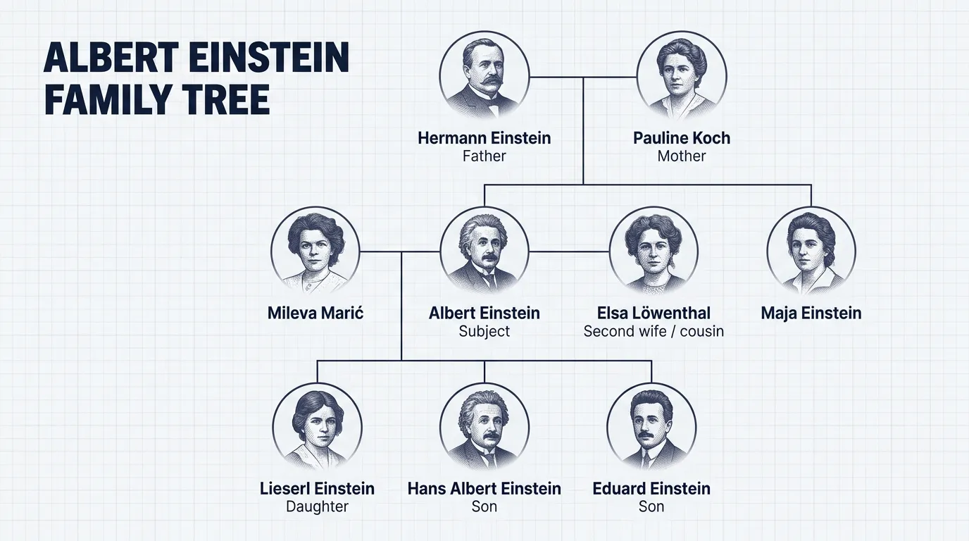 Editorial Engraving theme on a family tree