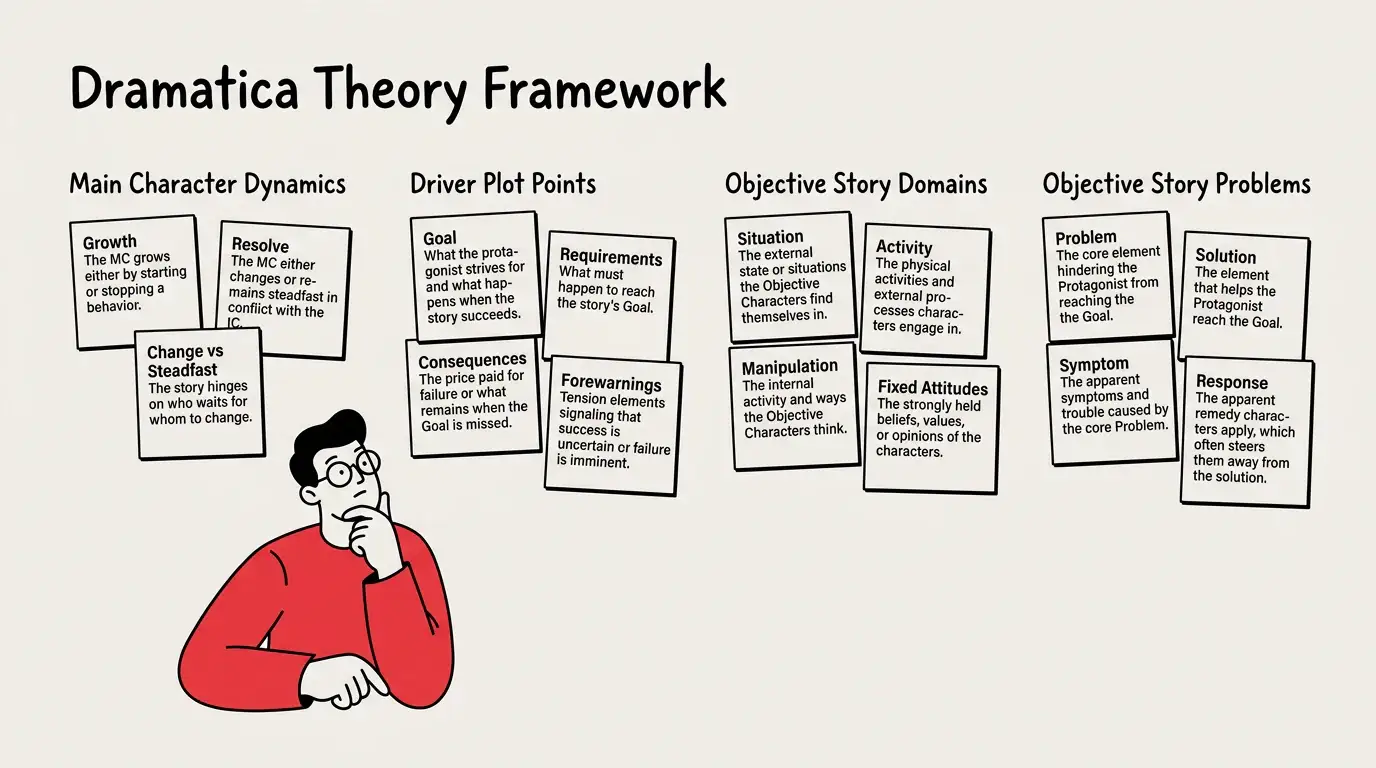 Red Ink Editorial theme on an Affinity Map