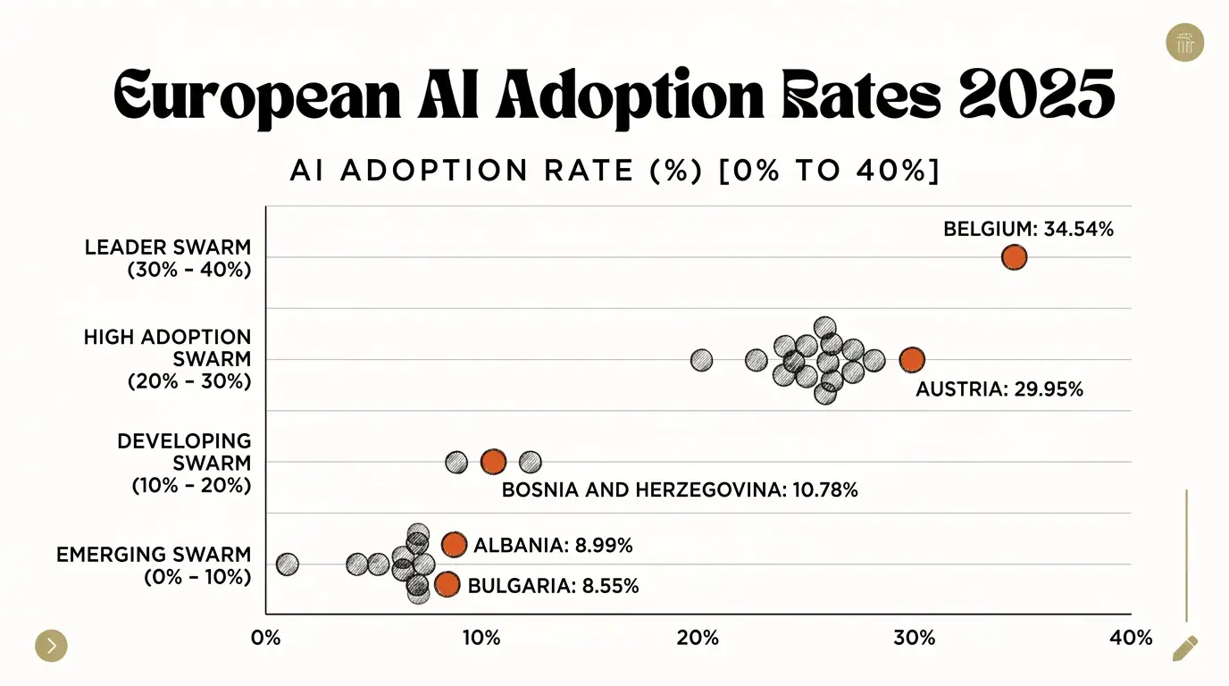 Retro Artisan Sketch theme on a Beeswarm Dot Plot