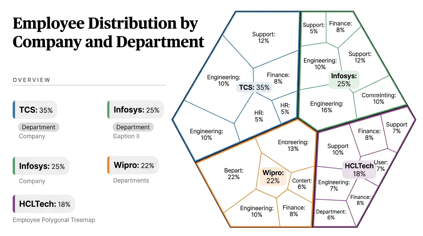 Gridfolio theme on a Voronoi Polygonal Treemap