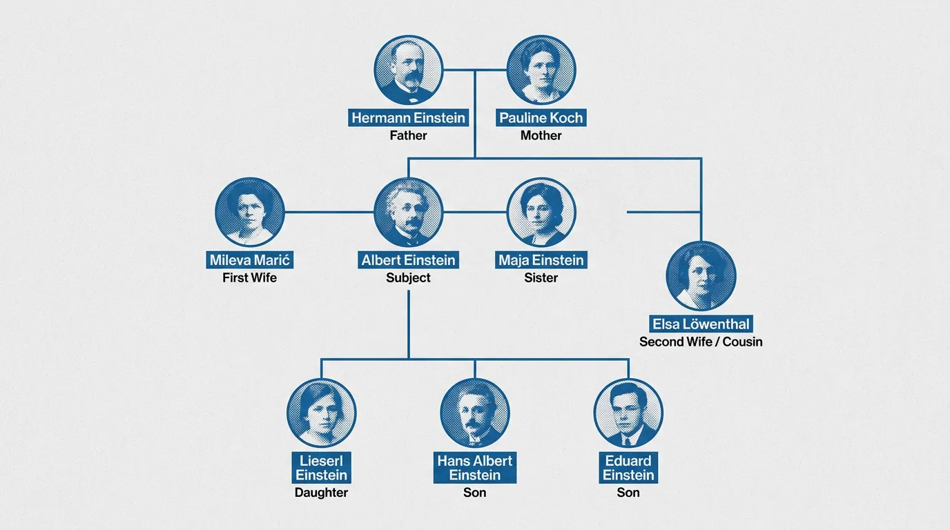 Blue Halftone Editorial theme on a family tree