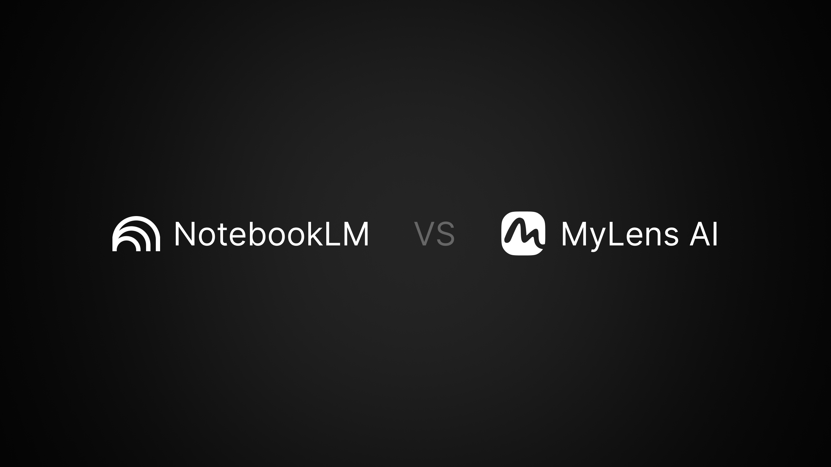 Comprehensive comparison between NotebookLM and MyLens AI platforms