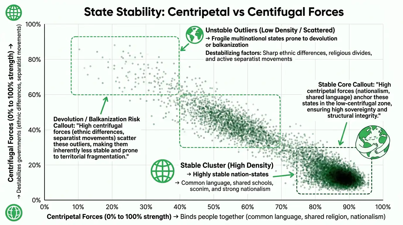 Eco Friendly Mascot theme on a Density Scatter Plot
