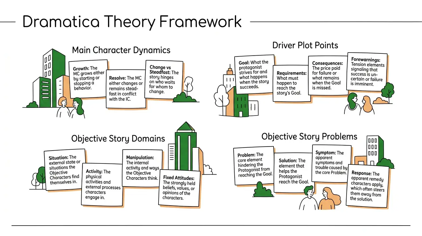 Hand-Drawn Greenery theme on an Affinity Map