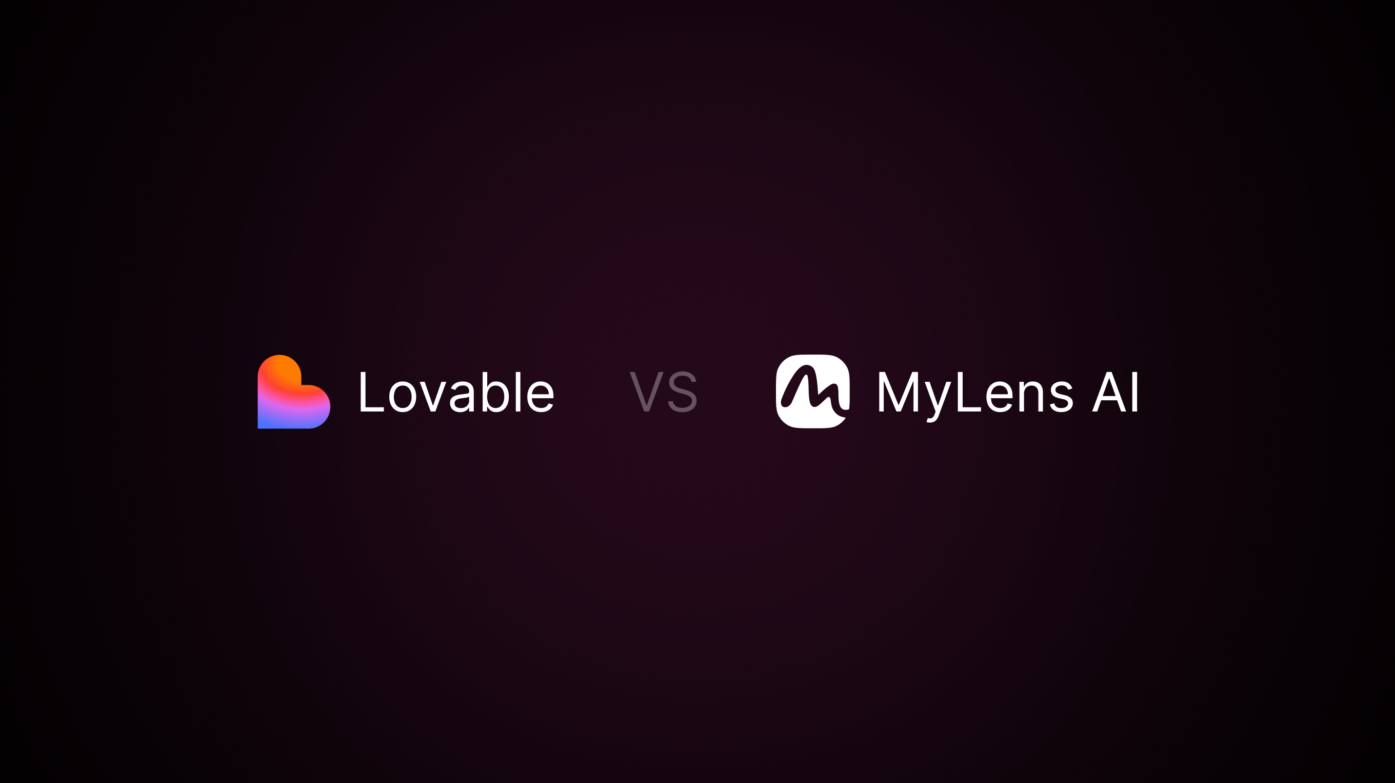 Comprehensive comparison between Lovable and MyLens AI platforms