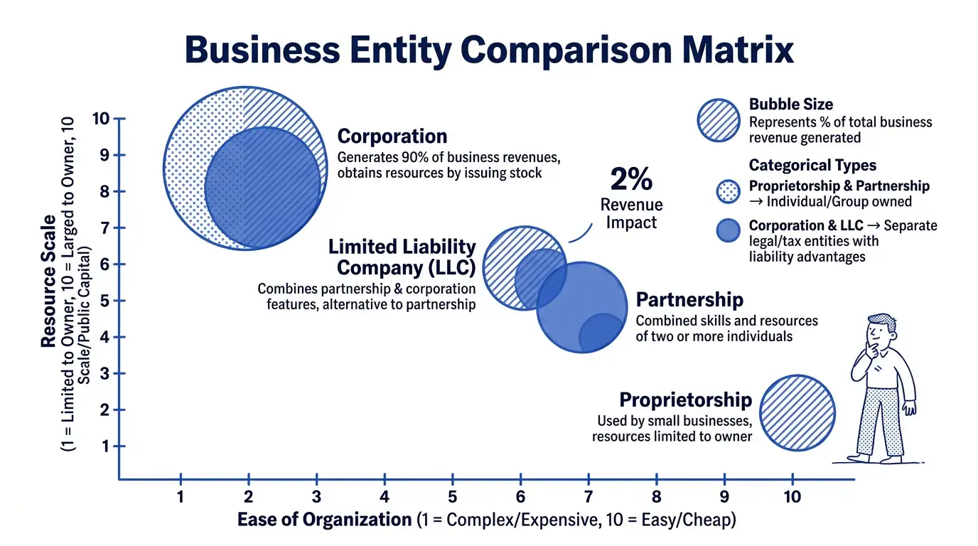 Blue Line Indie theme on a Bubble Matrix Chart