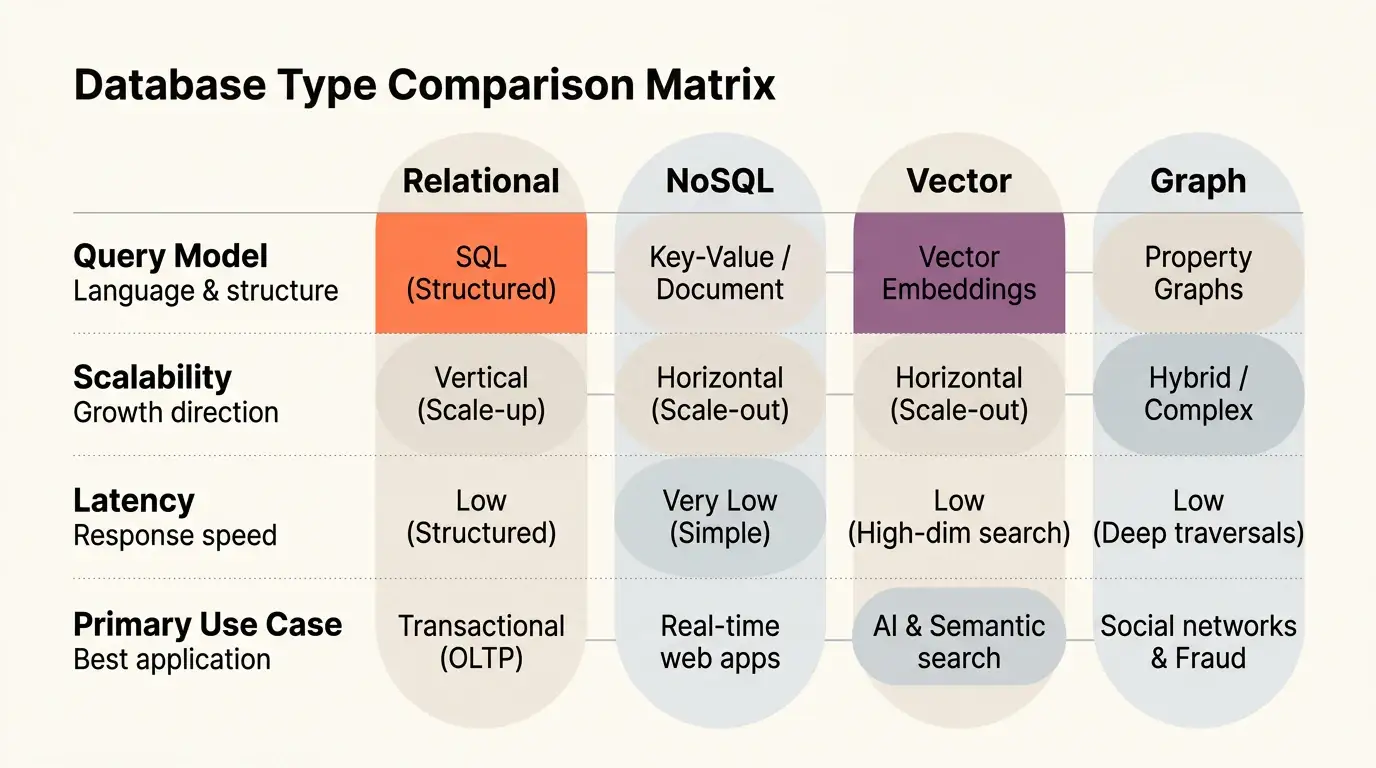 Muted Corporate Modern theme on a Comparison Matrix Table
