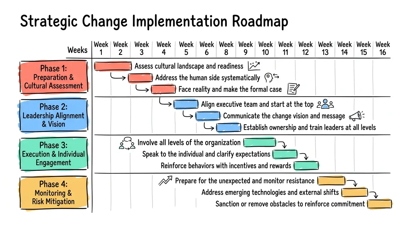 Doodle theme on a Gantt Timeline Chart