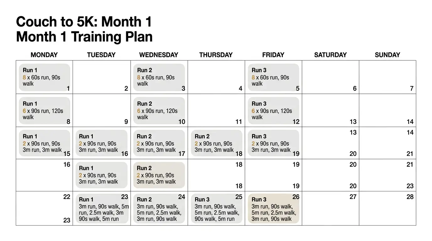 Modern Ochre Editorial theme on a Monthly Planner Grid