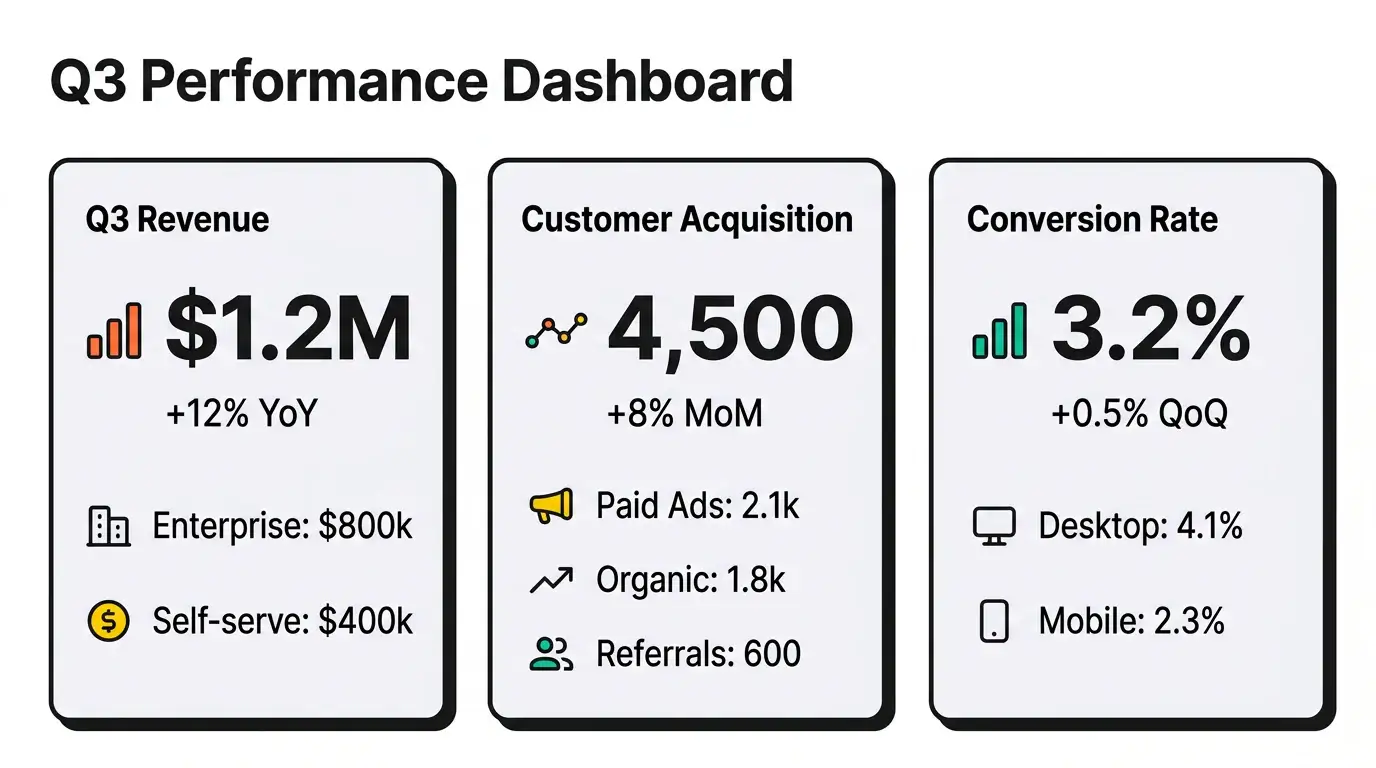 Vibrant Neo-Grotesque theme on a Metric Card Grid