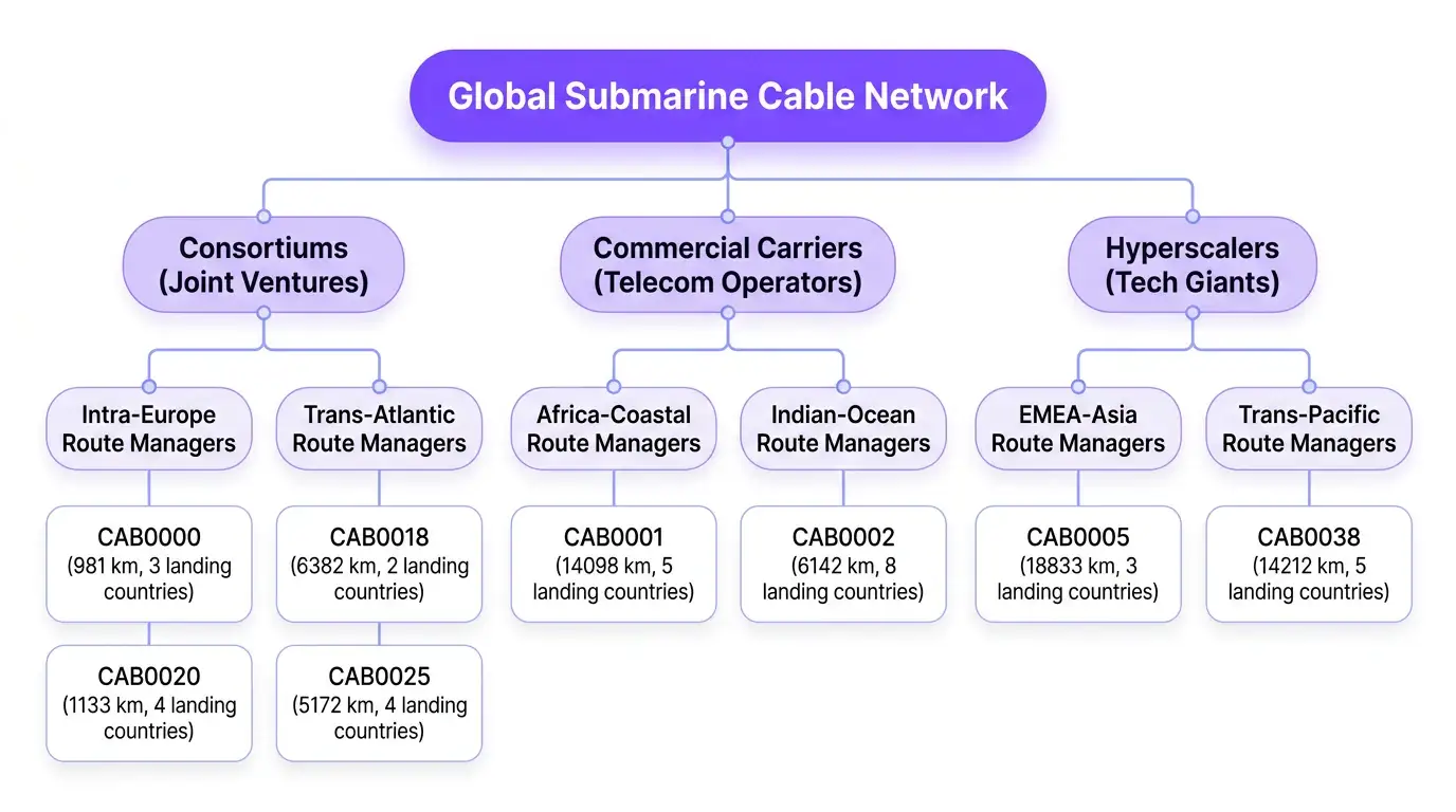 Modern Violet Tech theme on a Hierarchical Org Tree