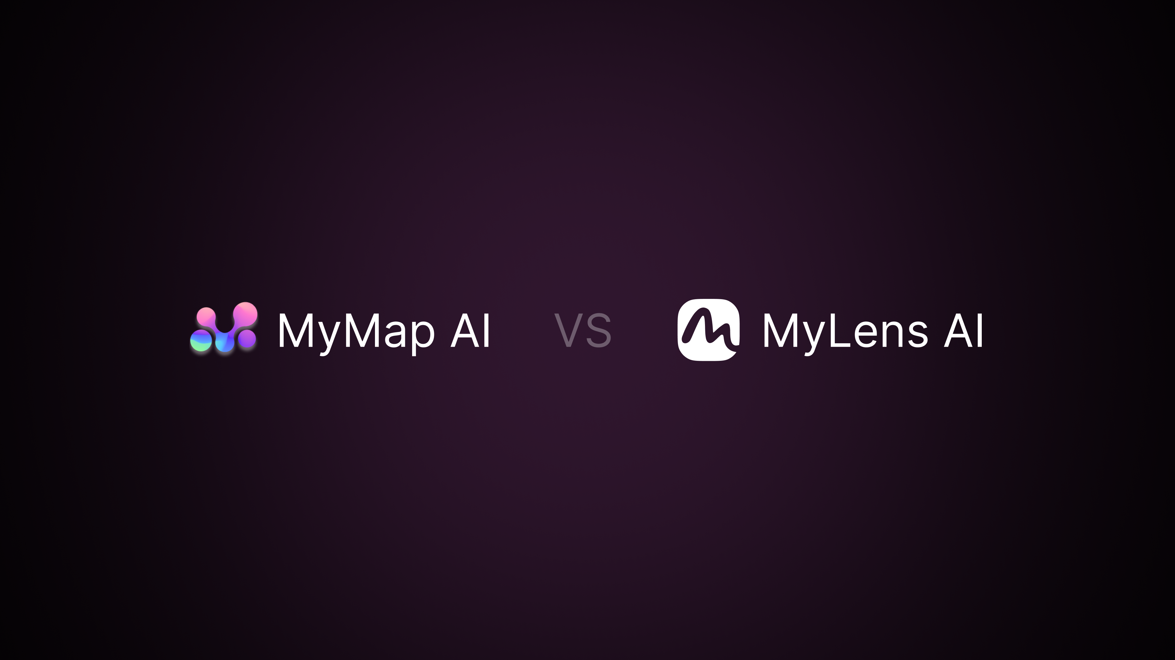 Comparison between MyMap AI and MyLens AI platforms